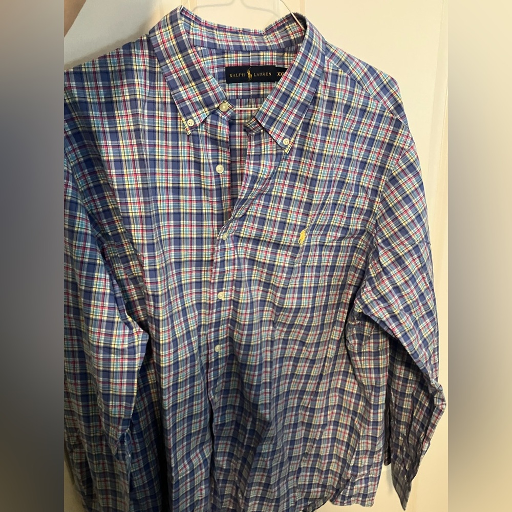 Ralph Lauren Men's Multicolor Plaid Button-Down Shirt